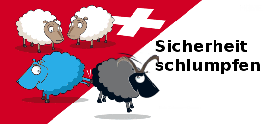 Schlumpfinenschaf kickt Bock